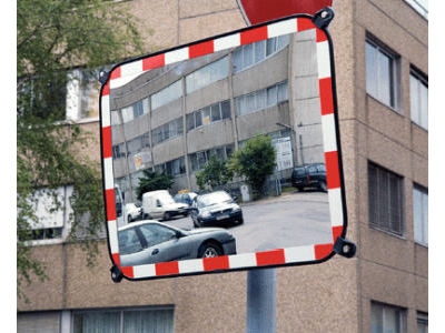 Verkehrsspiegel aus Sekurit-Sicherheitsglas