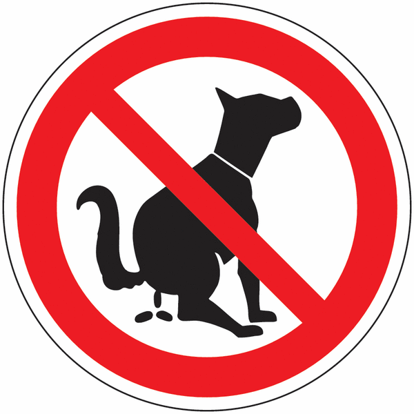 Hier kein Hundeklo - Verbotsschilder, praxiserprobt | SETON