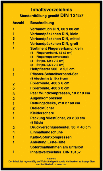 Verbandkasten-Kennzeichnung | SETON
