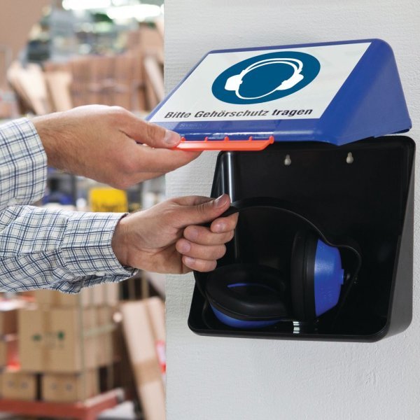 Aufbewahrungsboxen für Schutzausrüstung, Text nach Wunsch | SETON