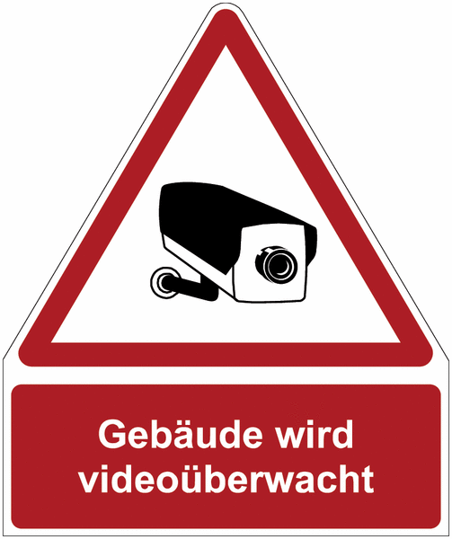 Hinweisschild "Jeder Diebstahl Wird Angezeigt!" - Selbstklebendes Warnschild 20x30cm