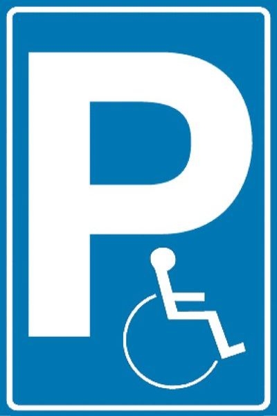 Parkschild Behindertenparkplatz