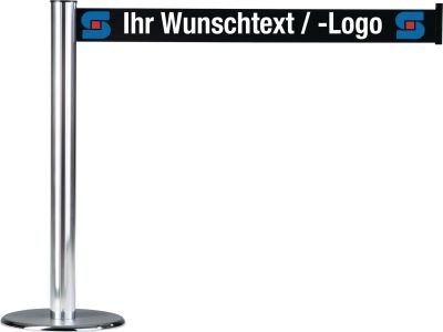 Absperrgurte mit individuellem Aufdruck