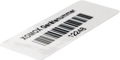 Barcode-Etiketten, individuell, aus Vinyl