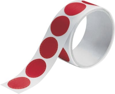 Bunte Haftpunkte aus Gewebeband, auf Rolle
