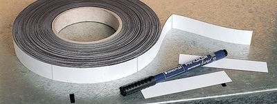 Magnetetiketten auf Rolle zur Lagerkennzeichnung