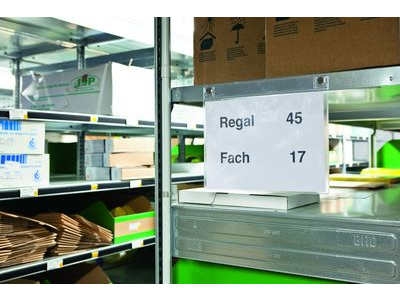 Magnettaschen, extra stark haftend zur Regalkennzeichnung