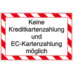 Schild Zahlungsmöglichkeiten kaufen - Schilder | SETON