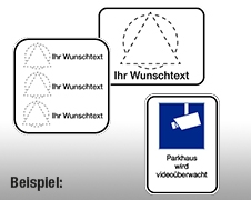 Individuelle Aluminiumschilder massiv