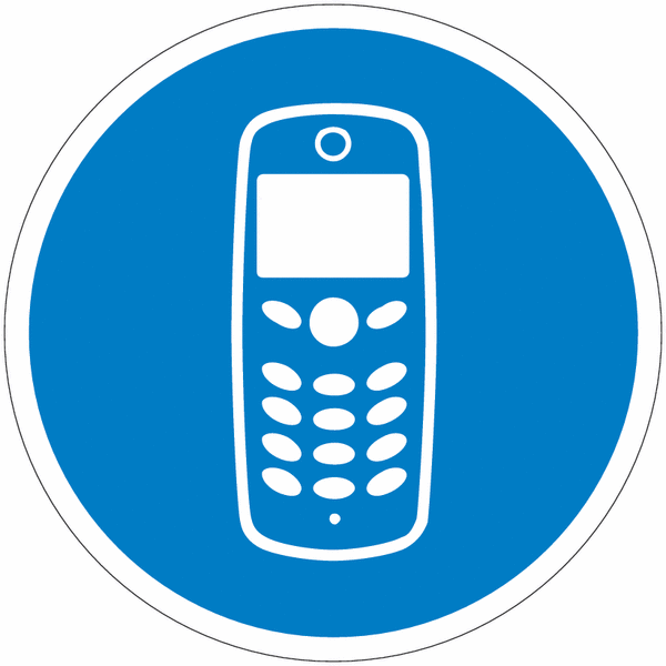 Handy benutzen erlaubt Gebotsschilder SETON