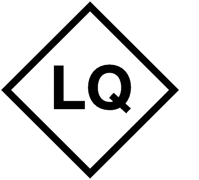 LQ - Aufkleber für den Transport gefährlicher Güter, GGVSEB, ADR, RID