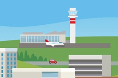 Anwendung Skipper™ Flughafen und Bahnhöfe