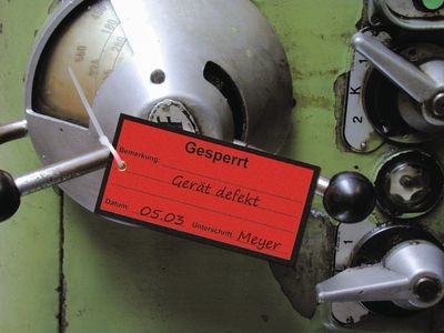 Anhänger zur Qualitätssicherung nach DIN EN ISO 9000