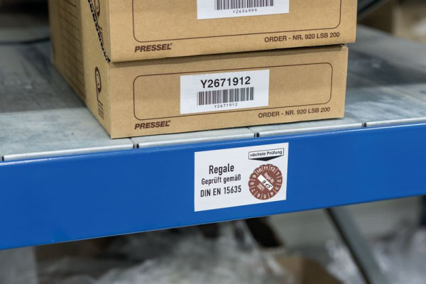 SETON Grundplakette für Regale