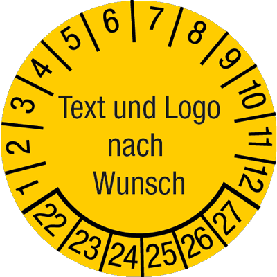 SETON Prüfplaketten nach Wunsch