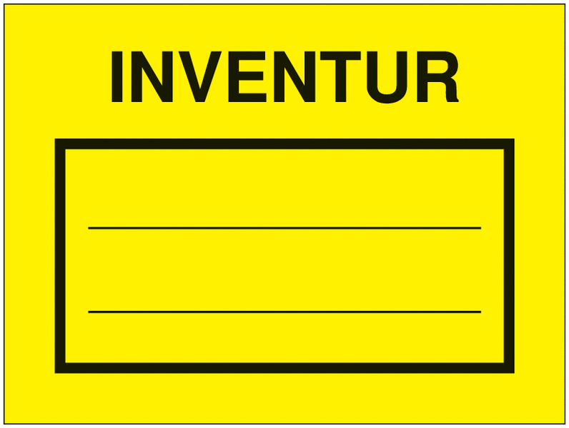 Inventur Grossformat Rollen Etiketten Aus Papier Rechteckig Fluoreszierend Seton