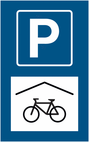 uberdachter fahrrad parkplatz standard parkgebotsschilder fur fahrrader seton