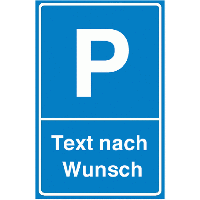 Individuelle Parkplatzschilder Kaufen Text Nach Wunsch Seton