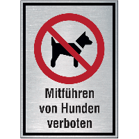 Hunde Verboten Schilder Online Bestellen Seton
