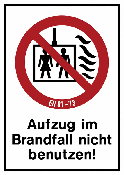 Feuerlöscher Schild Selbstklebend - 2er Pack 15x15cm Kunststoff