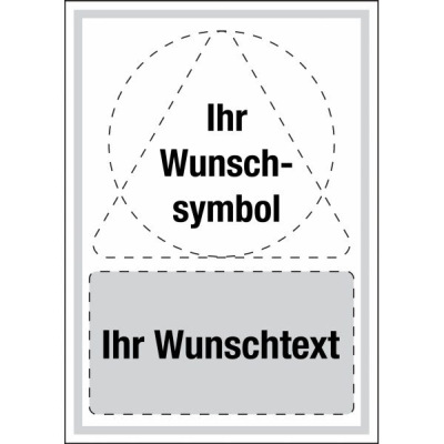 Individuelle Sicherheitsschilder selbst gestalten