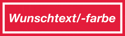 längliches Wunschschild