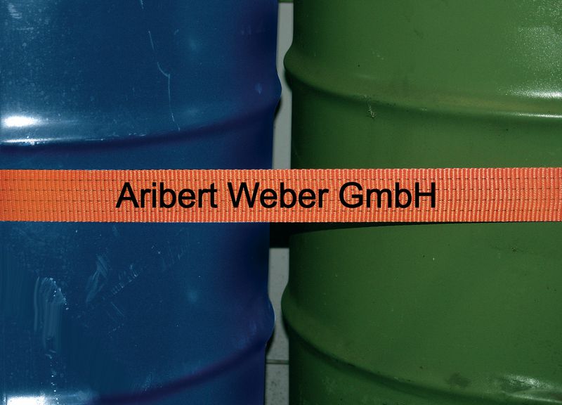 Spanngurt mit Wunschtext