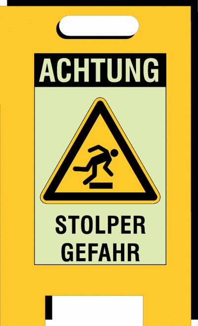 Warnaufsteller Stolpergefahr