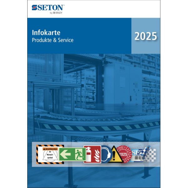 Katalog für Schilder & Etiketten kostenlos anfordern SETON SETON