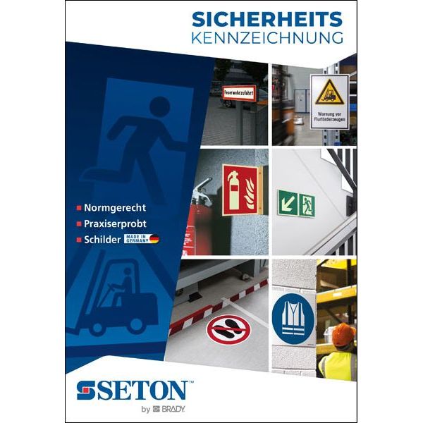 Katalog für Schilder & Etiketten kostenlos anfordern SETON SETON